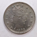 1903 Liberty (V) Nickel, Nice Slider, About Uncirculated, Store SALE