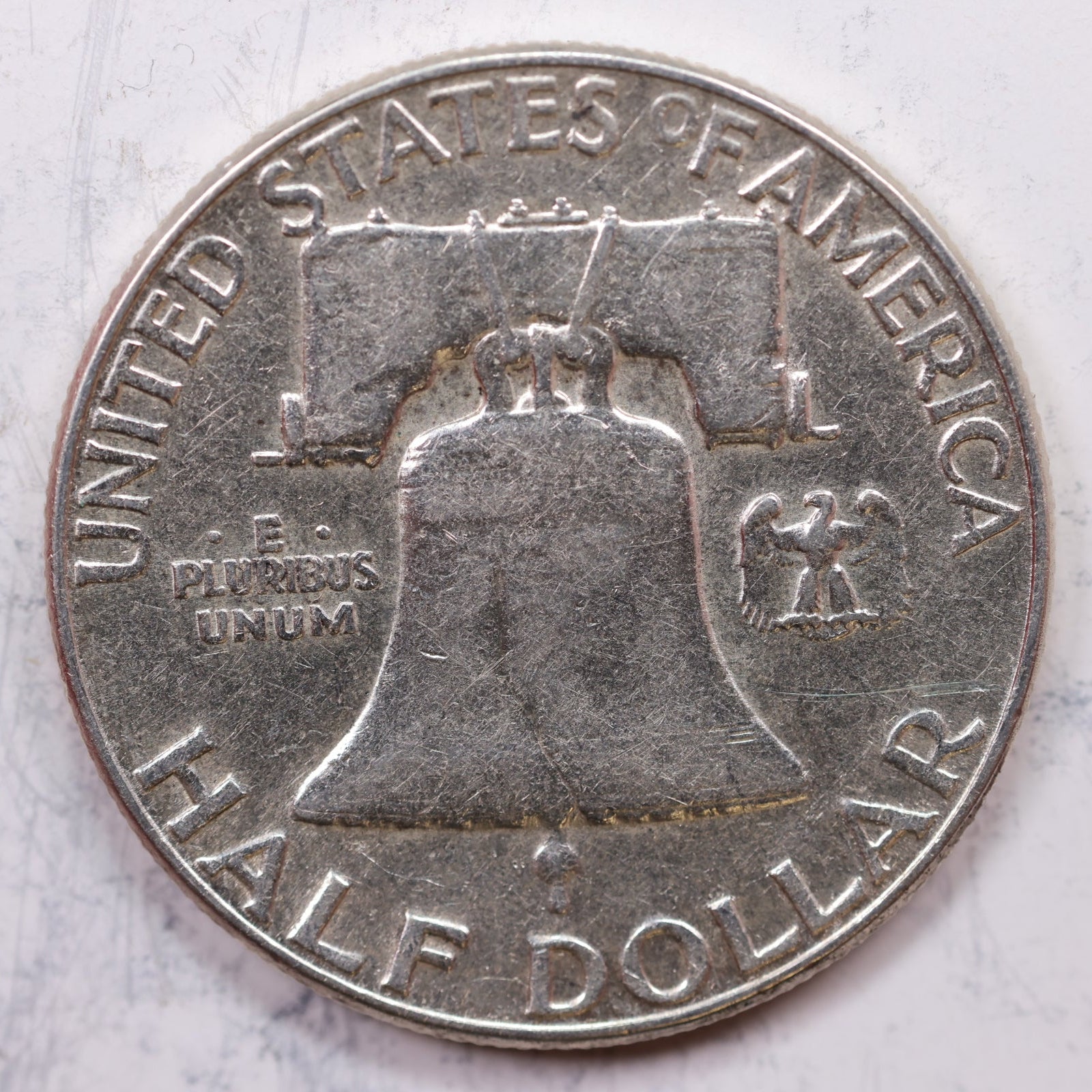 1955 Franklin Half Dollar, Very Good Circulated Coin, Store #HR1214