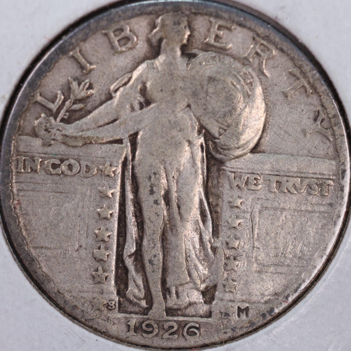 1926-S Standing Liberty Quarter, Fine Circulated Coin, Store #QR0107