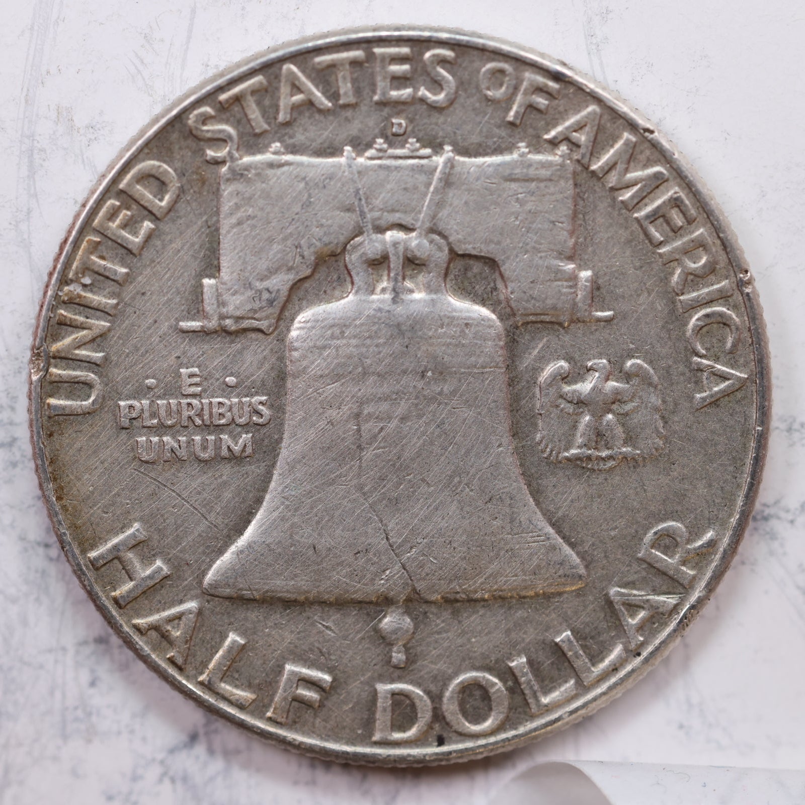 1962-D Franklin Half Dollar, Very Good Circulated Coin, Store #HR1217