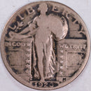 1926-S Standing Liberty Quarter, Fine Circulated Coin, Store
