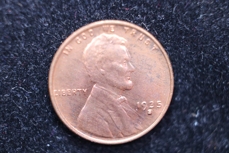 1935-S Lincoln Wheat Cents, Affordable Uncirculated Coin, SALE