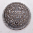1838 Seated Liberty Dime, *LARGE STARS*, Collectible Circulated Coin, Store