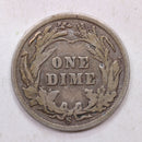 1908-S Barber Silver Dime, Nice Circulated Coin, Store Sale