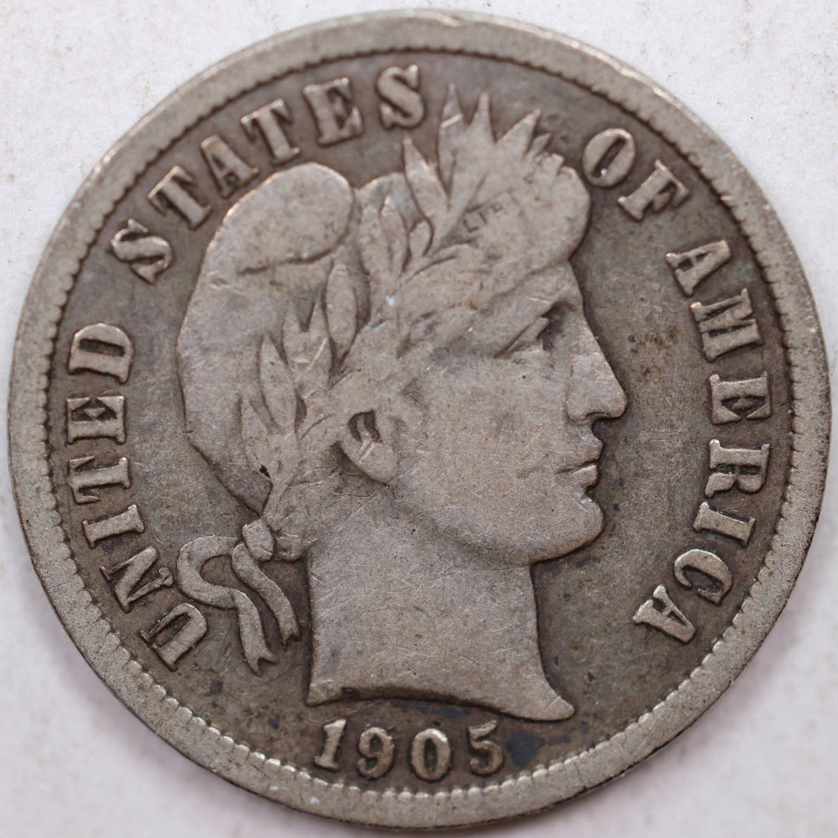 1905-O Barber Dime, Extra Fine+ Circulated Coin, Store #DE789