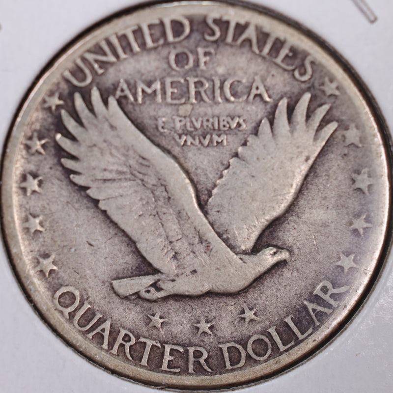 1927 Standing Liberty Quarter, Fine+ Circulated Coin, Store