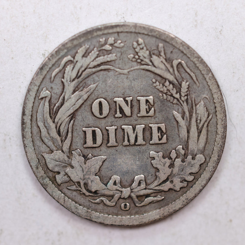 1905-O Barber Silver Dime, Nice Circulated Coin, Store Sale