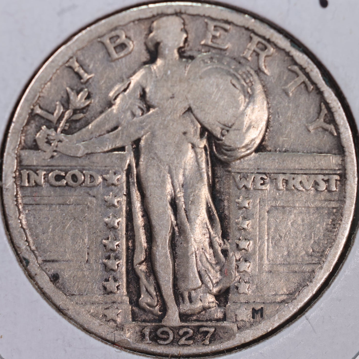 1927 Standing Liberty Quarter, Fine+ Circulated Coin, Store #QR0113