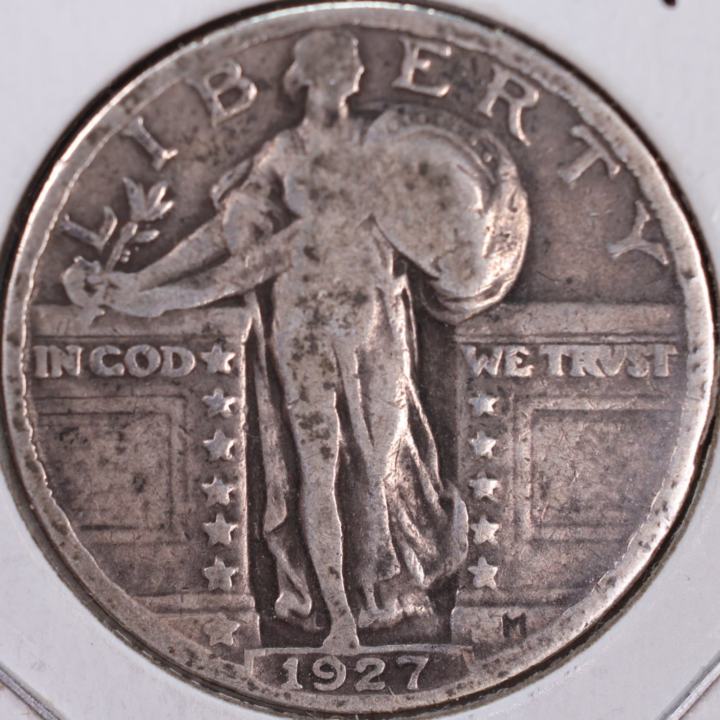 1927 Standing Liberty Quarter, Fine+ Circulated Coin, Store #QR0115