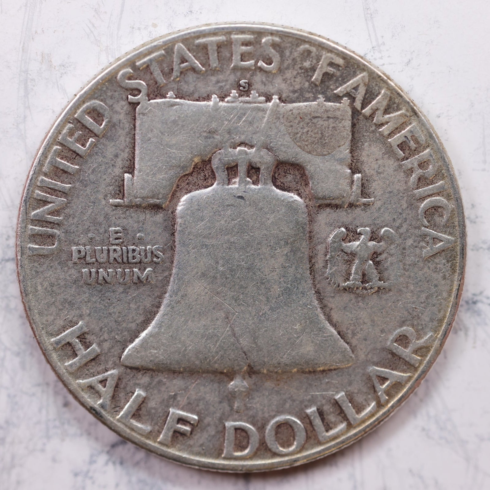 1951-S Franklin Half Dollar, Very Good Circulated Coin, Store #HR1224