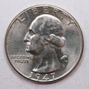 1947 Washington Quarter, Mint State Uncirculated Coin, Store