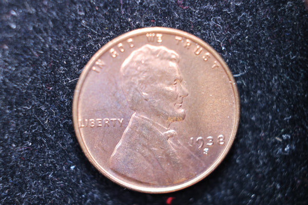 1938-S Lincoln Wheat Cents, Affordable Uncirculated Coin, SALE #88119