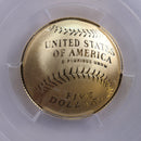 2014-W $5 Baseball Gold Commemorative, Cal Ripken, PCGS PF-70, Store