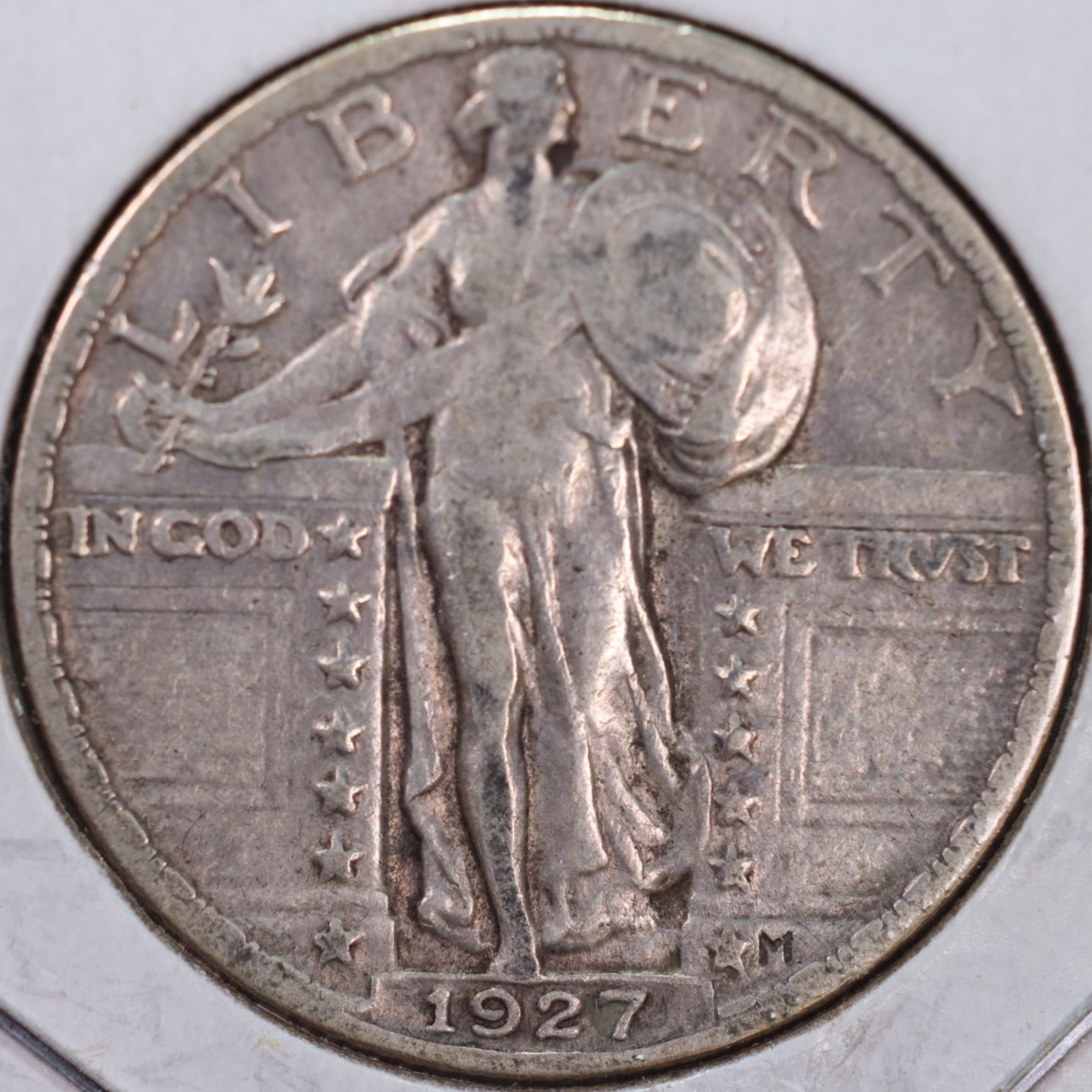 1927 Standing Liberty Quarter, Very Fine+ Circulated Coin, Store #QR0120