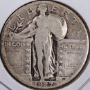 1927-D Standing Liberty Quarter, Very Good+ Circulated Coin, Store