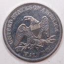 1861-O Seated Liberty Half Dollar, 'Confederate Die Crack', CLEANED, Store Sale