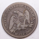 1861-O Seated Liberty Half Dollar, Affordable Circulated Coin, Store Sale