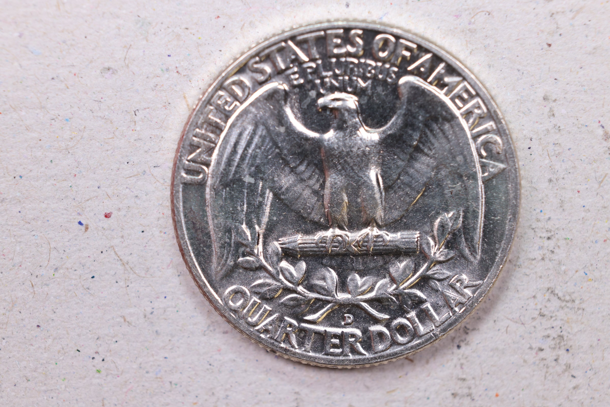 1957-D Washington Silver Quarter, Mint State Uncirculated Coin, Store #1159