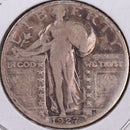 1927-S Standing Liberty Quarter, Very Good+ Circulated Coin, Store