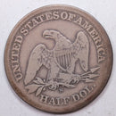 1863-S Seated Liberty Half Dollar, Civil War Dated Coin, Store Sale