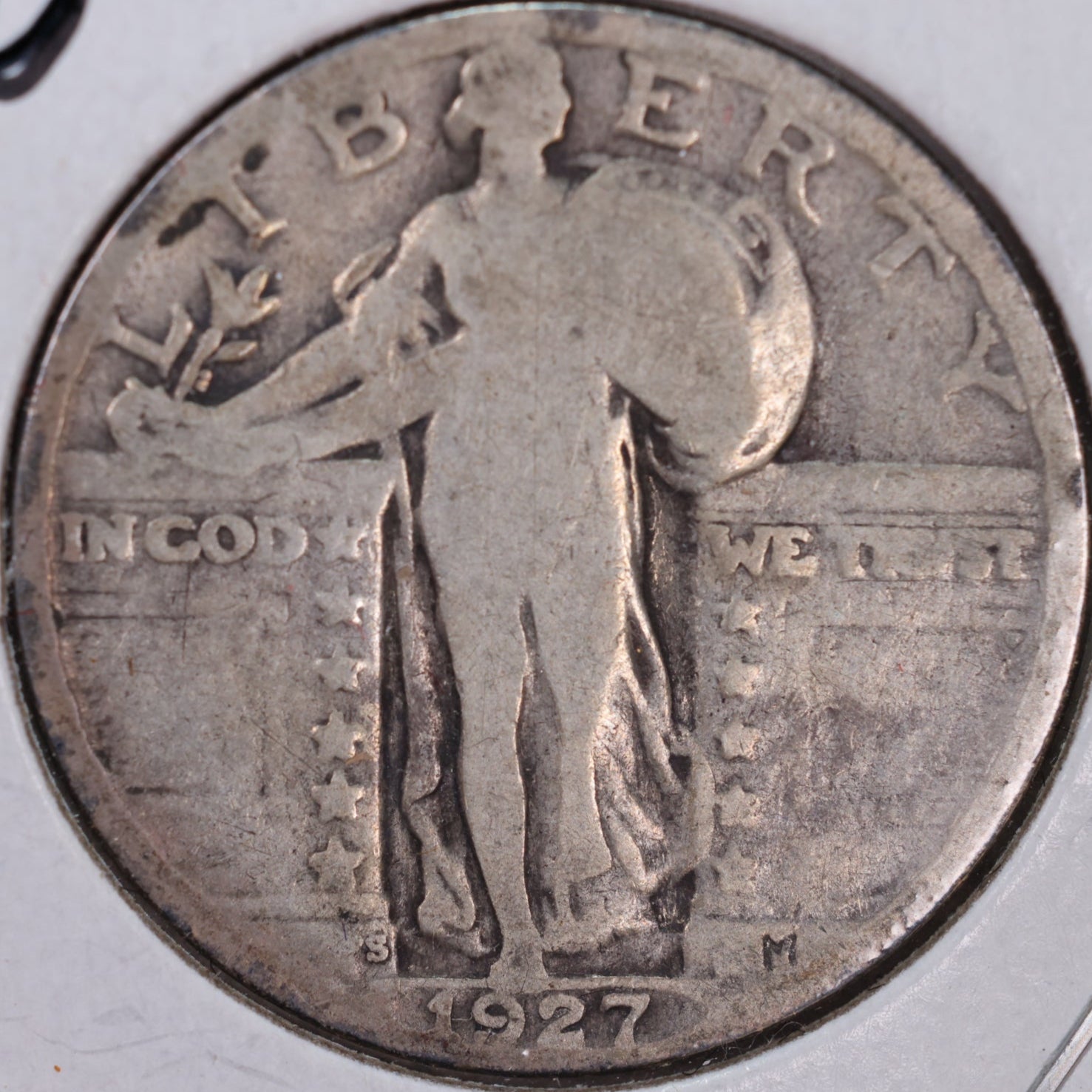 1927-S Standing Liberty Quarter, Good Circulated Coin, Store #QR0126