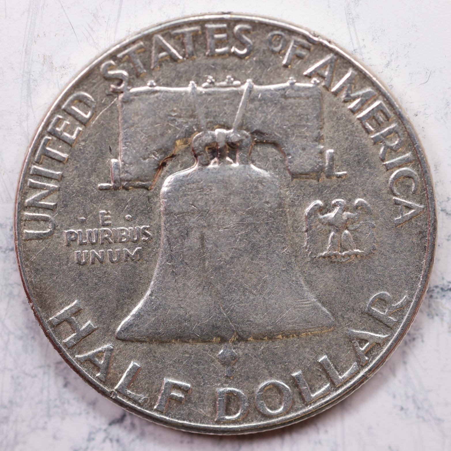 1956 Franklin Half Dollar, Very Good Circulated Coin, Store #HR1234