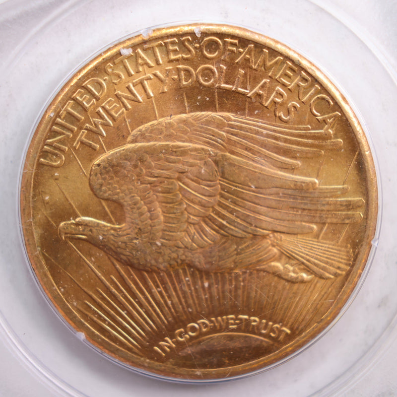 1926 $20 Gold Liberty Double Eagle, PCGS Rattler, MS-63,  Store Sale