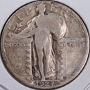 1927-S Standing Liberty Quarter, Very Good Circulated Coin, Store