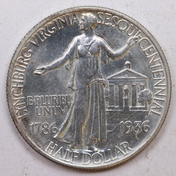 1936 Lynchburg, VA. Silver Half Dollar Commemorative Coin, Store Sale #EC006