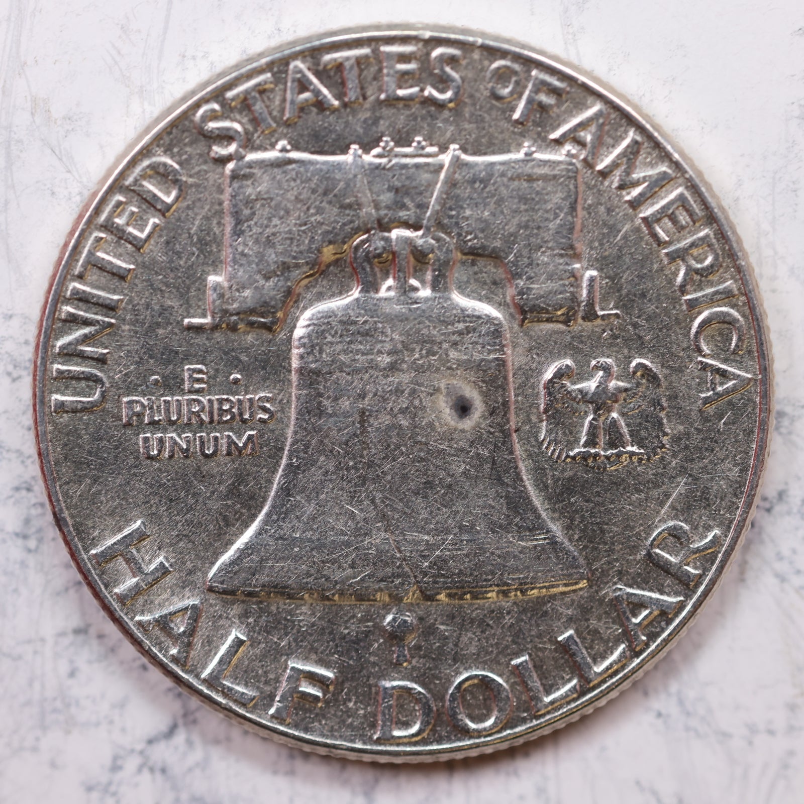 1960 Franklin Half Dollar, Very Good Circulated Coin, Store #HR1237