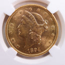 1894-S $20 Gold Liberty, Double Eagle, NGC AU-58,  Store Sale
