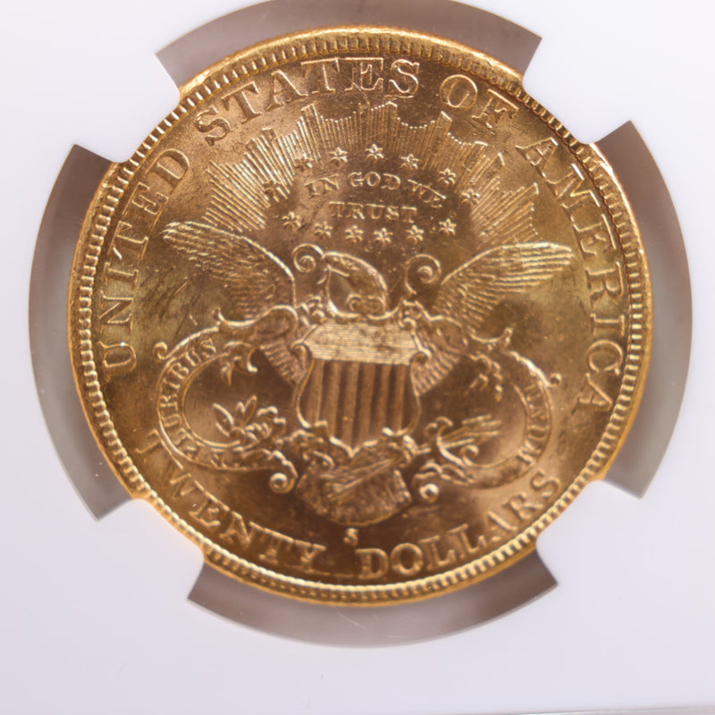 1894-S $20 Gold Liberty, Double Eagle, NGC AU-58,  Store Sale
