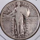 1927-S Standing Liberty Quarter, Fine Circulated Coin, Store