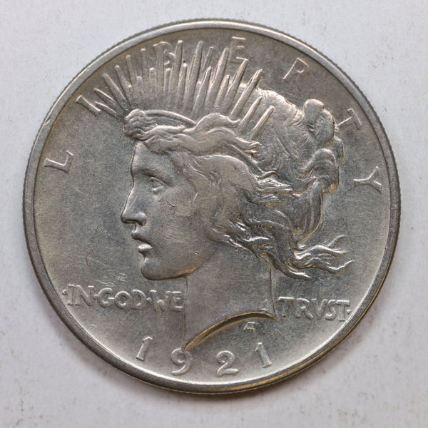 1921 Peace Silver Dollar, Nice Eye Appeal, Circulated Coin., Store Sale #DR0692.