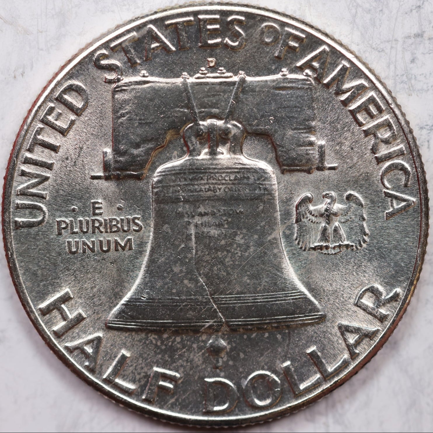 1948-D Franklin Half Dollar, Mint State Uncirculated Coin, Store #HR1242