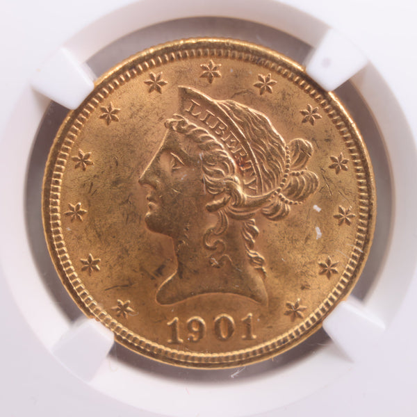 1901 $10, Gold Liberty, Eagle, NGC MS-63,  Store Sale #G0026.