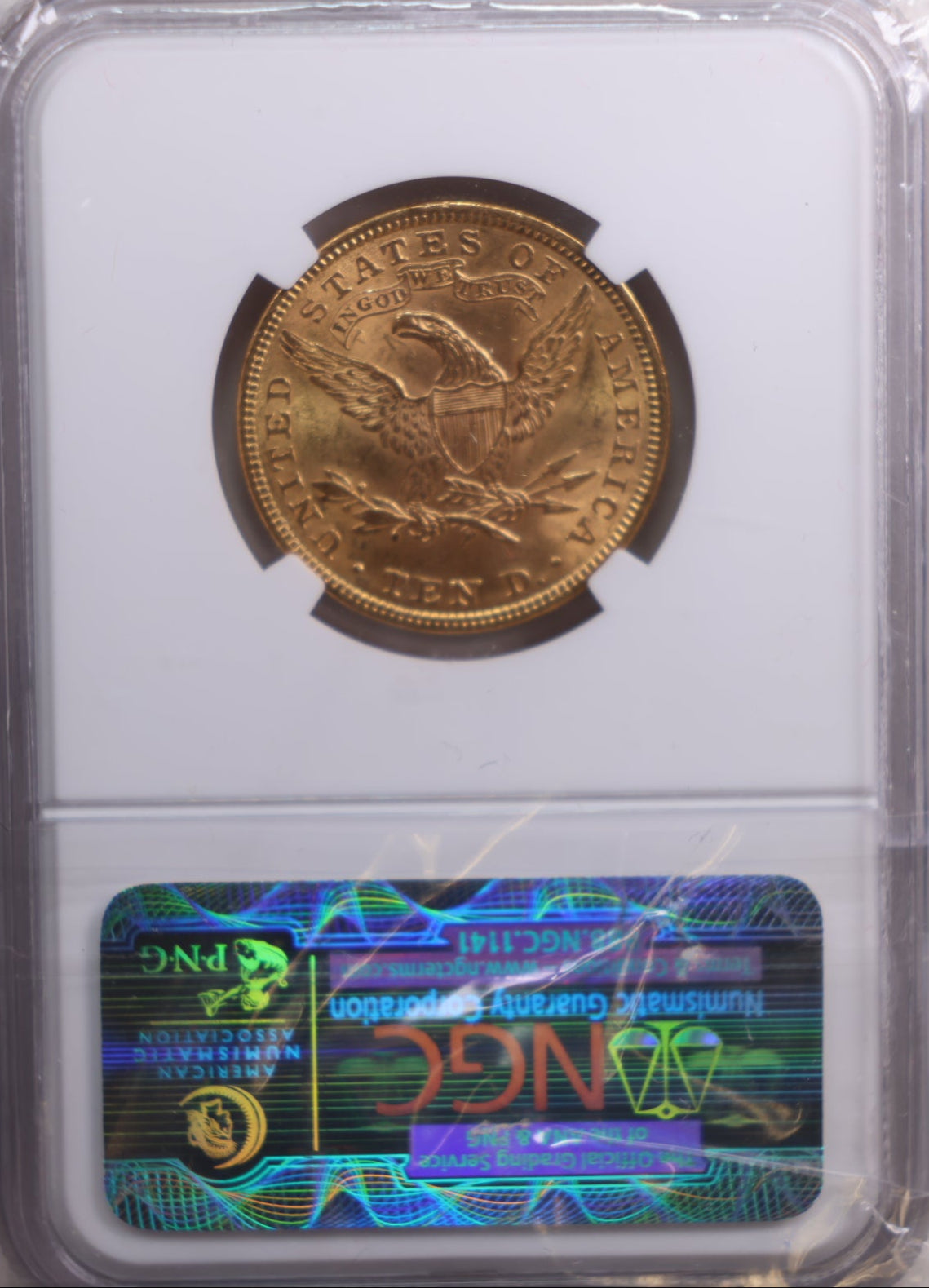 1901 $10, Gold Liberty, Eagle, NGC MS-63,  Store Sale #G0026.