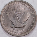 1920 Standing Liberty Quarter, Abt Uncirculated+ Coin, Store