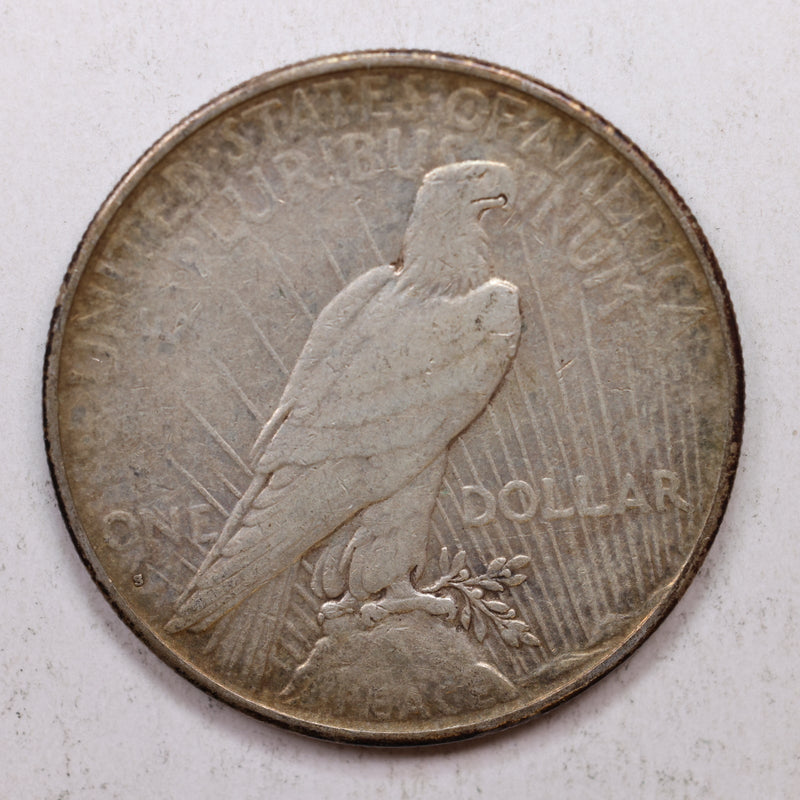 1927-S Peace Silver Dollar, Nice Circulated Condition, Coin., Store Sale