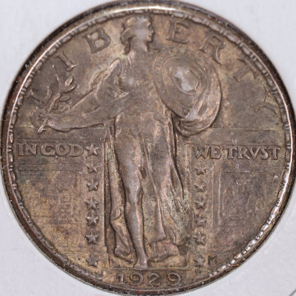 1929 Standing Liberty Quarter, About Uncirculated Coin, Store #QR0144