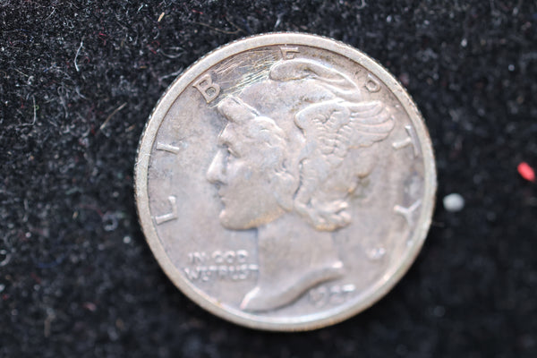 1927-S Mercury Dime, Affordable Circulated Coin, SALE #88147