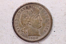 1900-O Barber Silver Dime., Fine Circulated Coin., Store