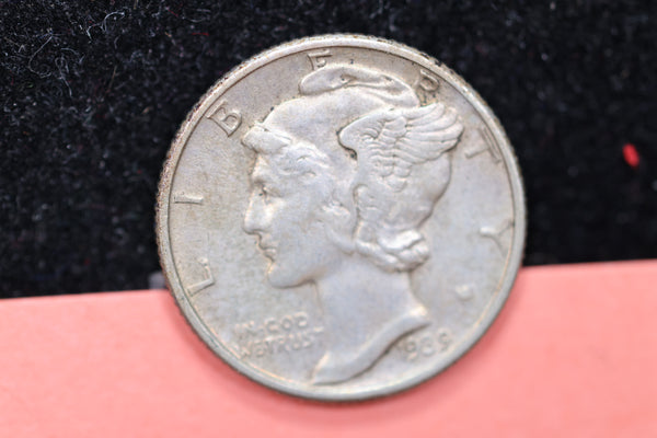 1939 Mercury Silver Dime, Affordable Circulated Coin, SALE #88158