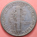 1939 Mercury Silver Dime, Very Fine+ Circulated Coin, SALE