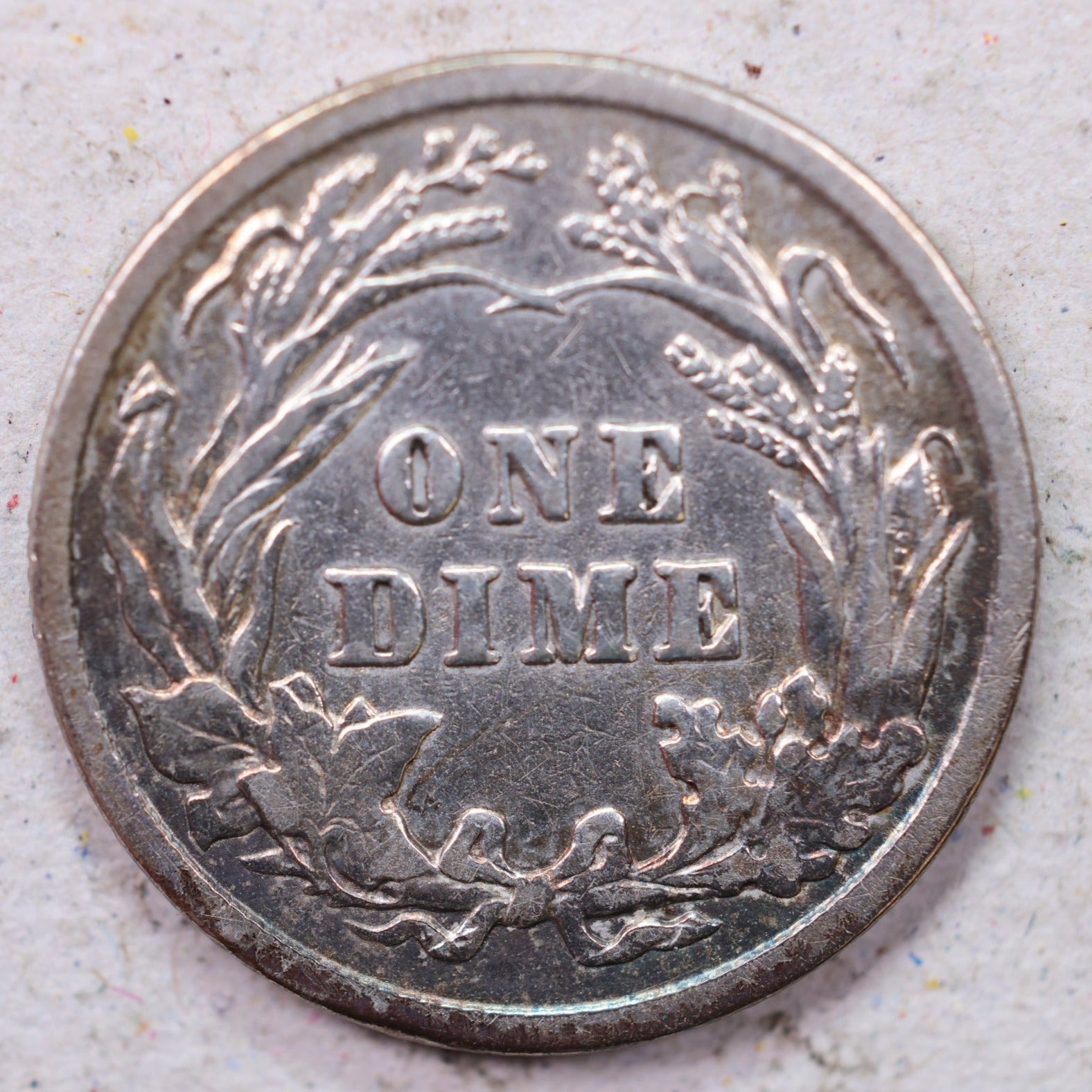 1901 Barber Silver Dime., Extra Fine Circulated Coin., Store #1187