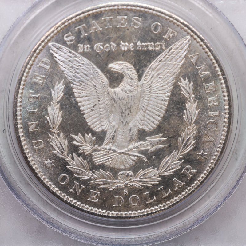 1880-S Morgan Silver Dollar, Uncirculated, PCGS MS-65, Store SALE