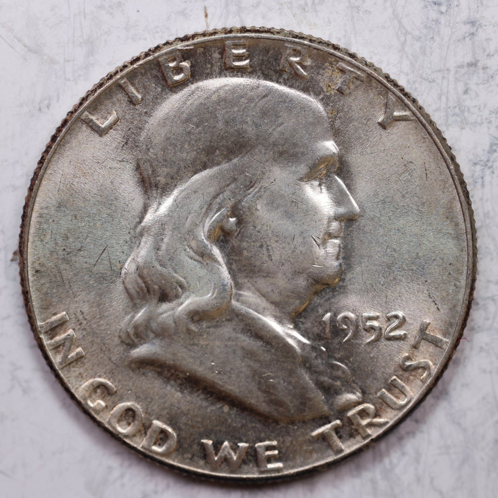 1952 Franklin Half Dollar, Mint State Uncirculated Coin, Store #HR1263