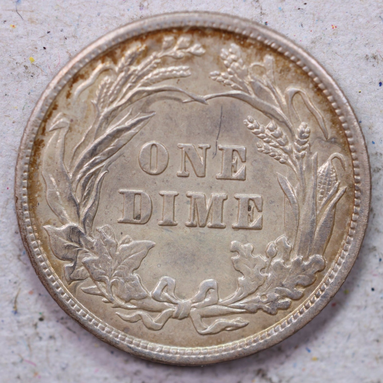 1902 Barber Silver Dime., Extra Fine Circulated Coin., Store #1189