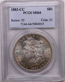 1883-CC Morgan Silver Dollar, Uncirculated, PCGS MS-64, Store SALE