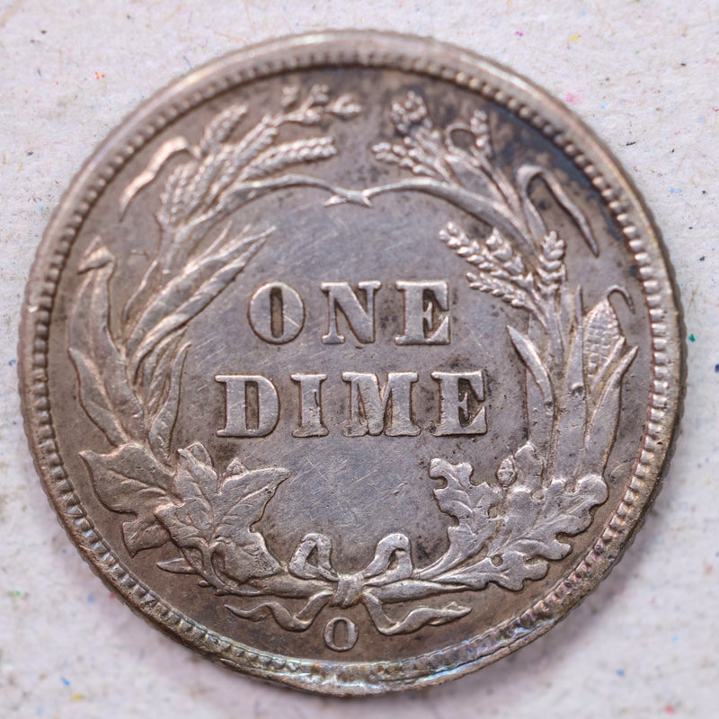 1903-O Barber Silver Dime., About Uncirculated Coin., Store